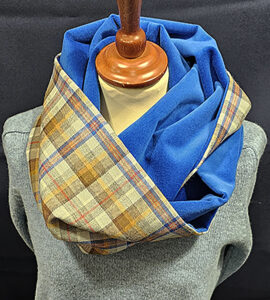 Orkney Velvet backed, this is a scarf of true distinction
